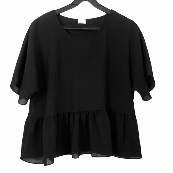 Aritzia Wilfred Macee Peplum Top Size Small - Picture 2 of 7
